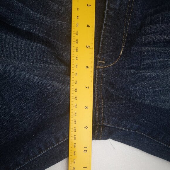 l.e.i. Ashley Ladies Size 13 Short Medium Wash Low Rise Slim Boot Jeans - Picture 14 of 15